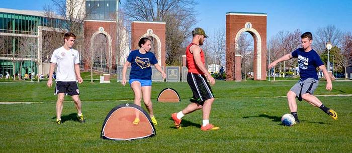 Students who have financial aid play soccer at UA